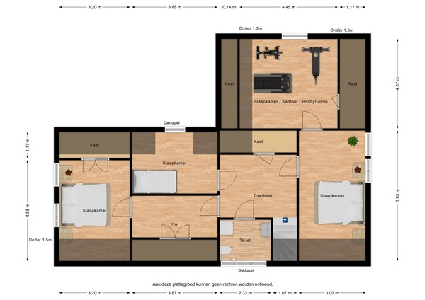 Floorplan - Sint Pietersdijk 1, 4522 GT Biervliet